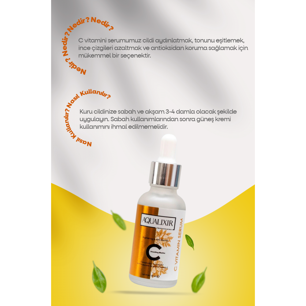 C Vitamini Parlak Süper Aydınlatıcı Serum 30 ML